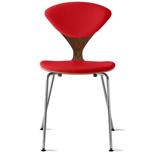 Metal Base Side Chair – with seat and back pads