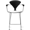 Metal Base Stool with Arms – seat pad only