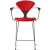 Metal Base Stool with Arms – seat and back pads