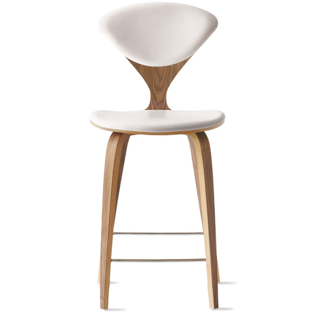 Wood Base Stool – with seat and back pads