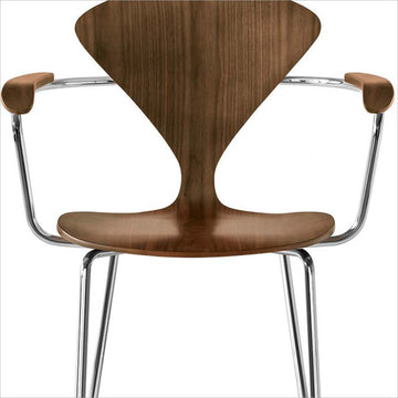 Metal Base Stool with Arms no upholstery pad – Cherner Chair Company