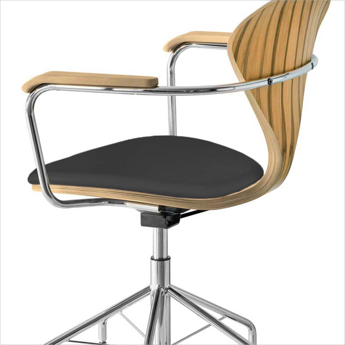 Swivel Base Armchair with seat pad only Cherner Chair Company