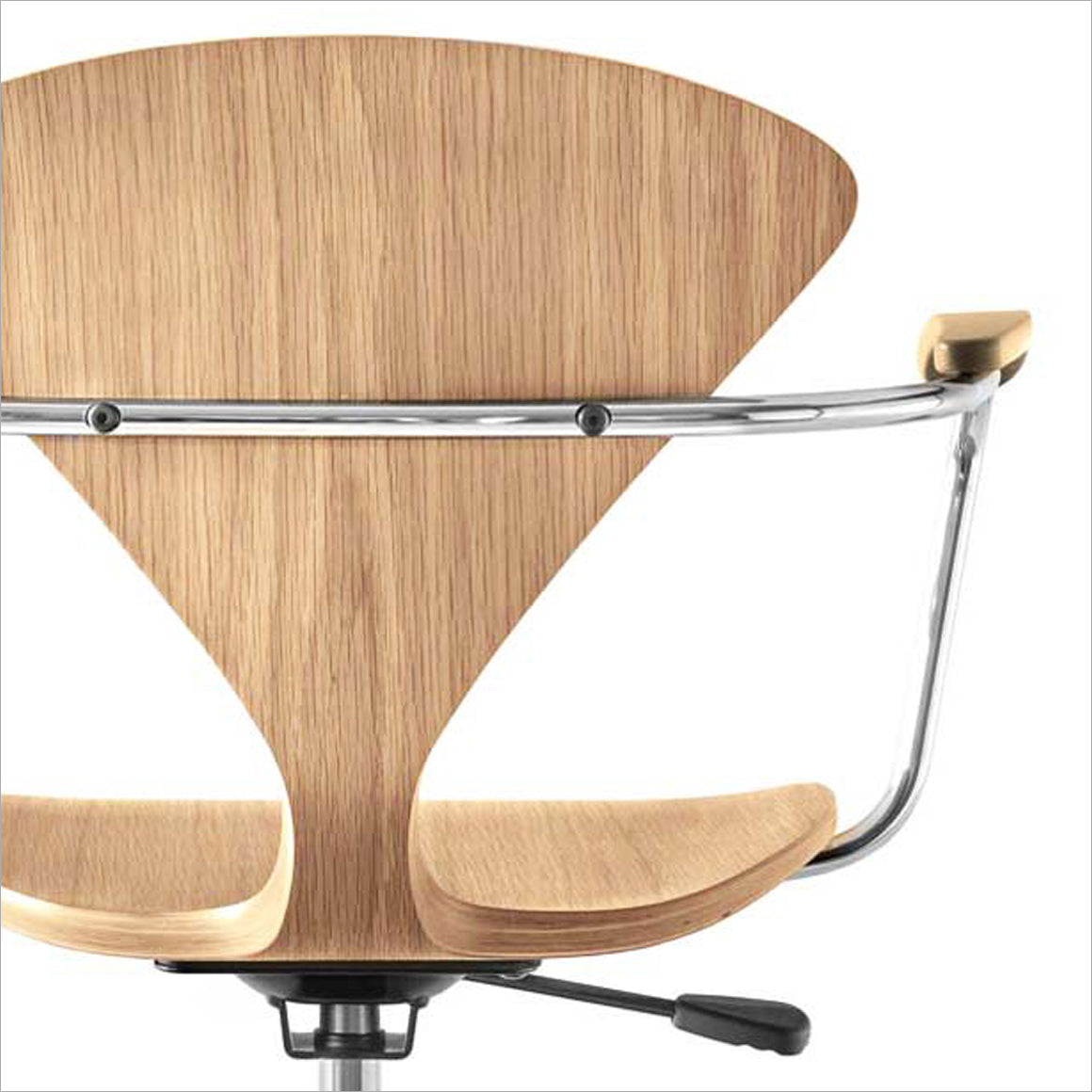 Swivel Base Armchair no upholstery pads Cherner Chair Company